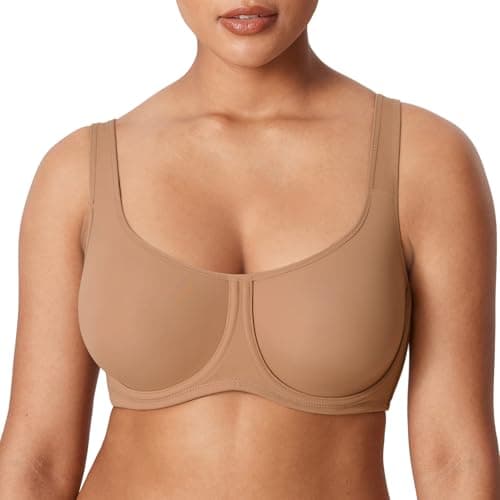 DELIMIRA Women's Confishape Plus Size Supportive Underwire Bras