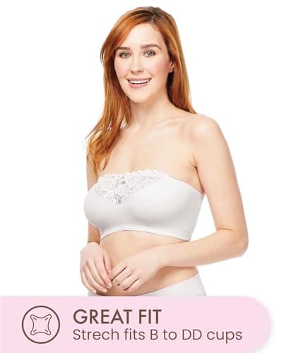 Carole Martin Wireless Strapless Bra for Women, Sizes Small to Plus