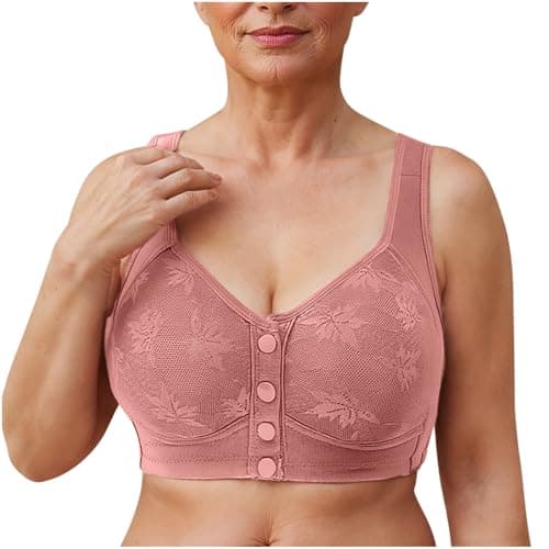 GOHRSHA Ellymuse Daisy Bras for Older Women Wireless Push Up Comfortable Sleep Bras