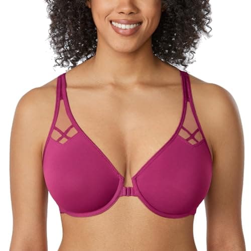 DELIMIRA Plus Size Seamless Comfort Underwire Bra