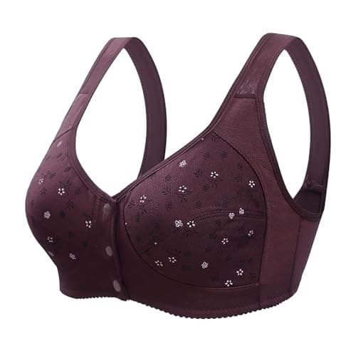 Comfortable Breathable Daisy Bra for Older Women Plus Size No Underwire