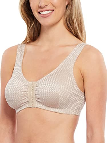 Carole Martin Women's Wireless Front Closure Comfort Bra
