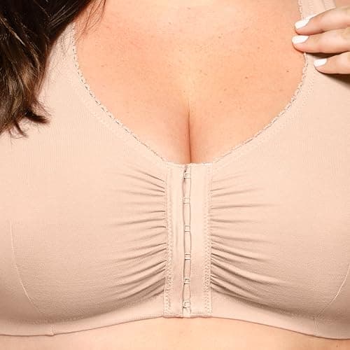 Glamorize Women's Plus Size Cotton T-Back Wirefree Bra #1908