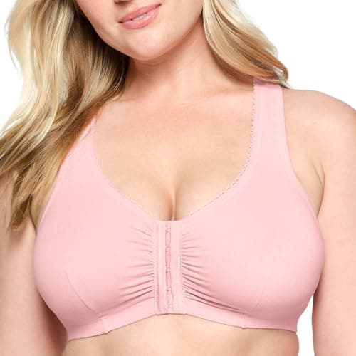 Glamorize Women's Plus Size Cotton T-Back Wirefree Bra #1908
