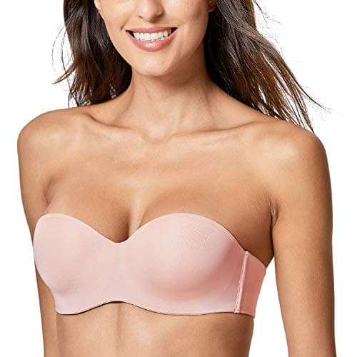 DOBREVA Women's Lightly Lined Underwire Padded Bra for Big Bust