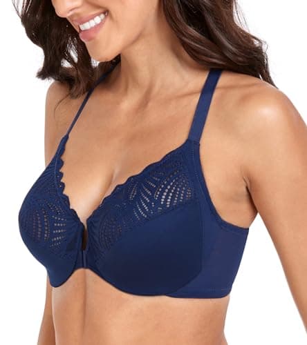 Lemorosy Women's Full Figure Plus Size Everyday Underwire Bra