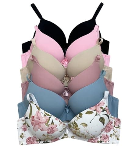 6pcs Iheyi ADD 2-Cuppushup Bra, Extreme Thick Padding, 32B-40C
