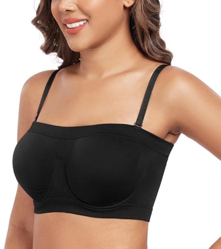 DotVol Women's Underwire Bralette Tube Top Multiway Bralette
