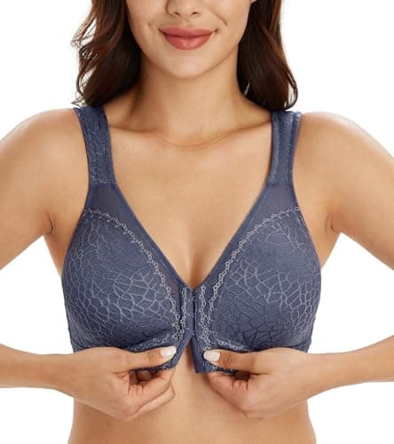 Lemorosy Women's Plus Size Full Coverage Posture Back Minimizer Bra