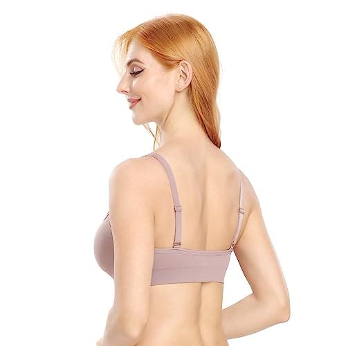 Zimcti Women's Low Cut Balconette Cup Push Up Bra with PaddedLIGHTWEIGHT PADS