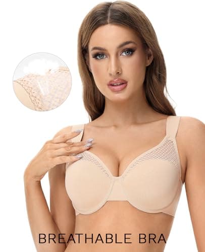 Plusfree Minimizer Bras for Women with Underwire Support