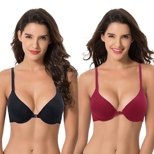 Muse Women's Plus Size Full Coverage Underwire Bra-2PK