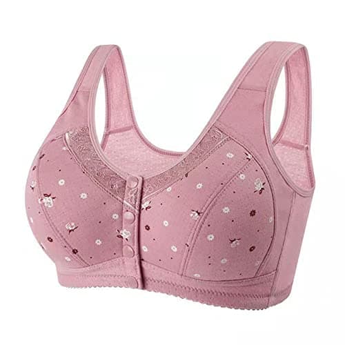 Comfortable Breathable Daisy Bra for Older Women Plus Size No Underwire