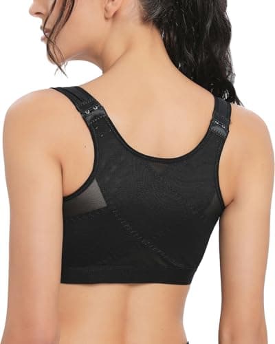 Lemolly Wireless Front Closure Posture Corrector Bra