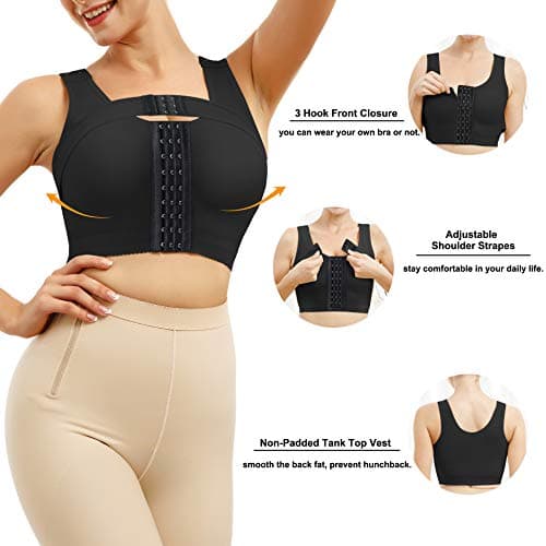 RDSIANE Post-Surgery Front Closure Bra for Women Posture SupportCompression Shapewear…