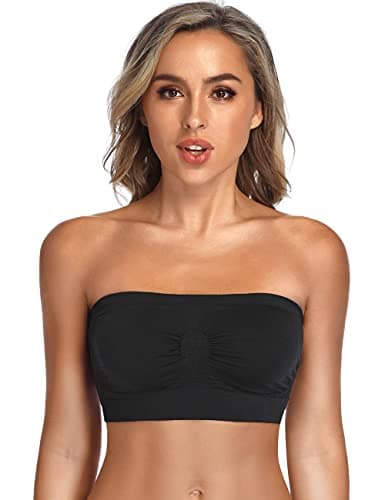 Angoool Wireless Slip-On Bralette with Silicone Bandeau Tops