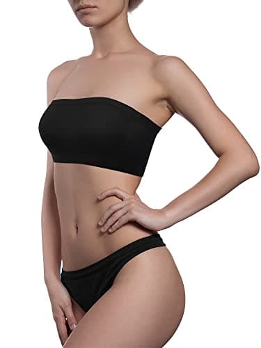 Geyoga 6-Piece Seamless Tube Bralette Set for Women