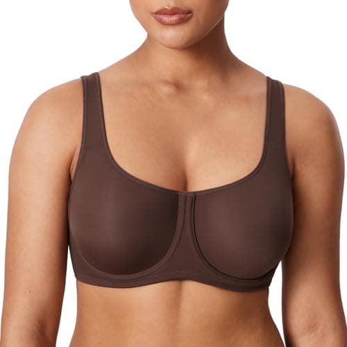 DELIMIRA Women's Confishape Plus Size Supportive Underwire Bras