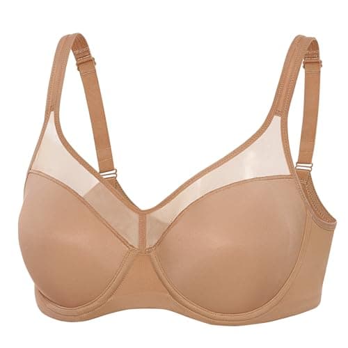 Delimira Women's Full Coverage Underwire Padded Support Bra
