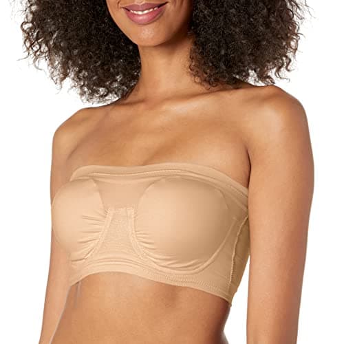Rhonda Shear Women's Removable Pads Bandeau Bra
