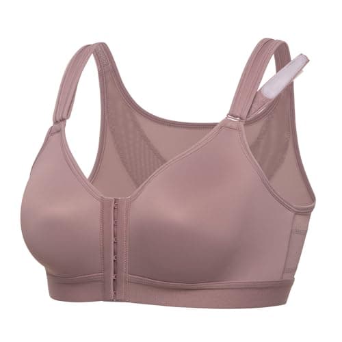 Delimira Women's Front Closure Full Coverage Posture Support Bra