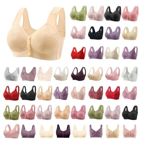 Comfortable Plus Size Breathable Daisy Bra for Older Women