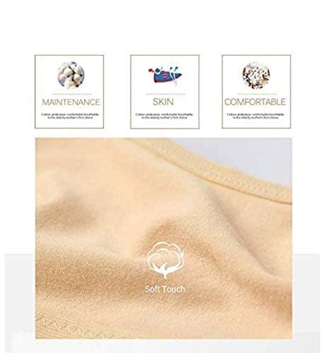MIXZONES 3-Pack Floral Wirefree Bra for Mom and Grandma