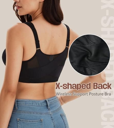 HACI Front Closure Posture Support Bra Back Support Everyday