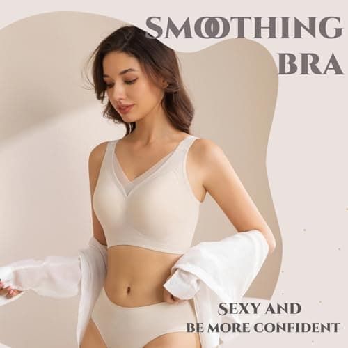 YJSPBL Comfortable Sports Bra for Women Smoothing Minimizer