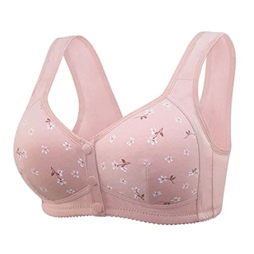Comfortable Breathable Daisy Bra for Older Women Plus Size No Underwire