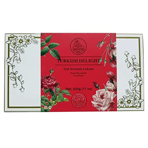 Haci Bekir Turkish Delight Rose Flavored - 0.44 lb (200 grams)