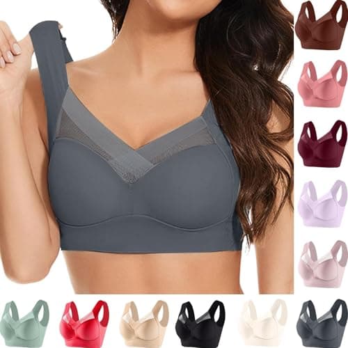 Zen Chic Seamless Wireless Posture Correcting Push Up Bra for Seniors