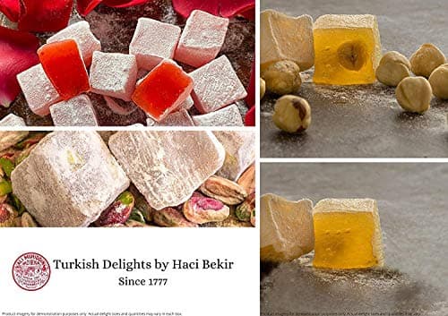Haci Bekir Assorted Turkish Delight Gourmet Box - Vegan, Gluten-Free