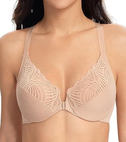 Lemorosy Full Figure Women's Plus Size Underwire Bra
