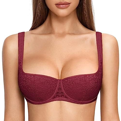 Women's Lace Balconette Bra - Plus Size
