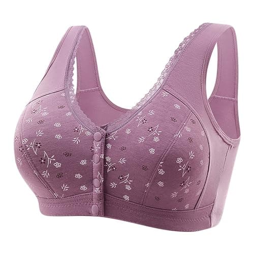 Full Coverage Breathable Daisy Bras for Older Women