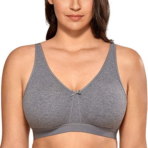 AISILIN Women's Wireless Plus Size Sleep Bra