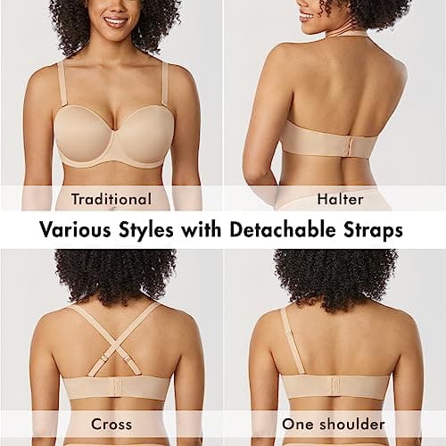 AISILIN Women's Plus Size Underwire Bra for Big Bust Full Coverage