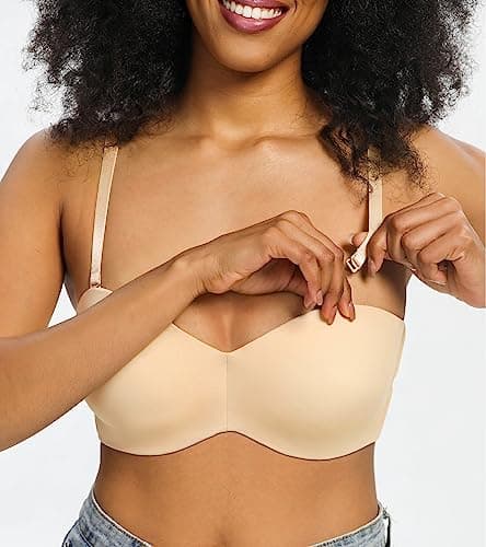 HACI Women's Plus Size Anti-Slip Minimizer Bra