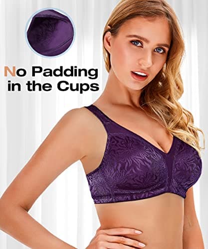 Wingslove Plus Size Wireless Minimizer Bra