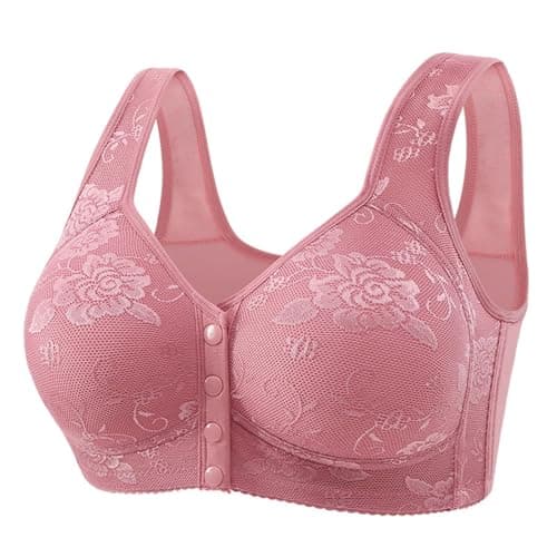 Comfortable Breathable Daisy Bra for Older Women Plus Size No Underwire