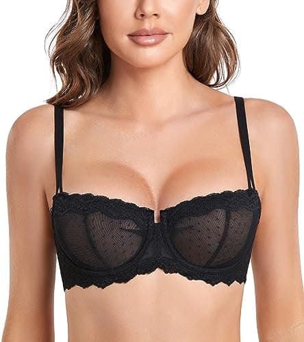 DotVol Women's Push Up Underwire Everyday Bra
