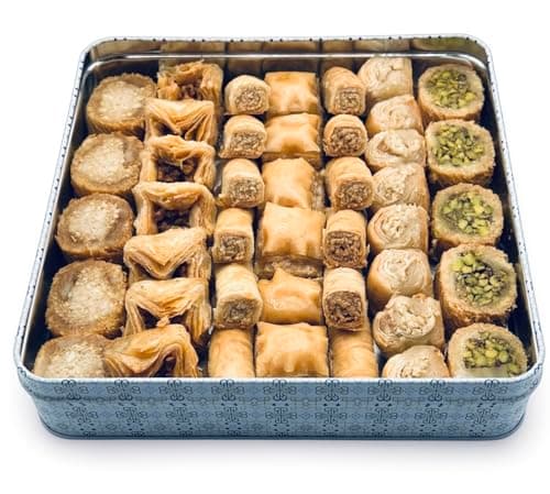 Al Bohsali 1870 Premium Mediterranean Baklava Assortment (43 Count)