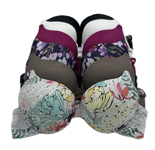 6pcs Iheyi ADD 2-Cuppushup Bra, Extreme Thick Padding, 32B-40C