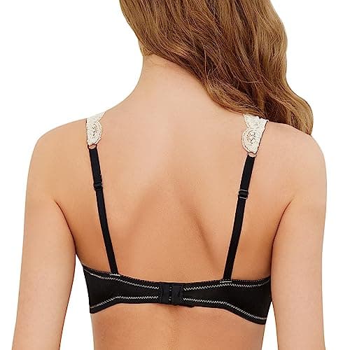GuoEappa Women's Full Coverage Lace Balconette Bralette