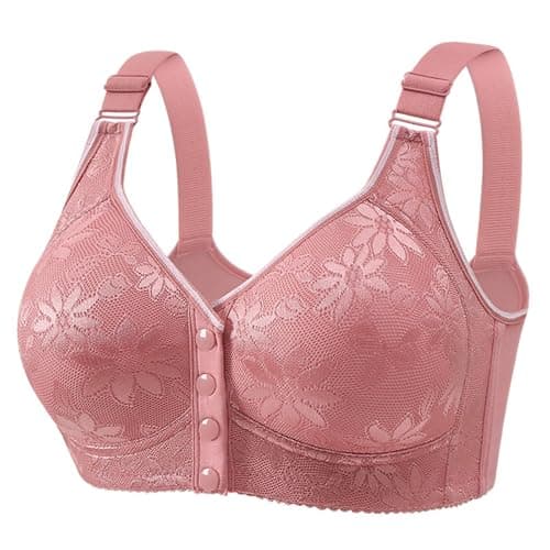 Comfortable Breathable Daisy Bra for Older Women Plus Size No Underwire