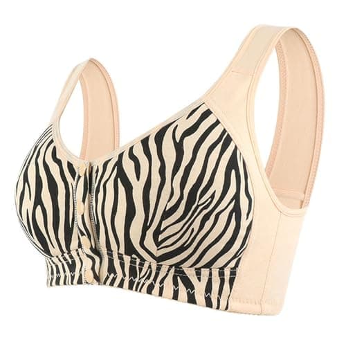 FHTECO Thin Cup Wireless Bras for Older Women