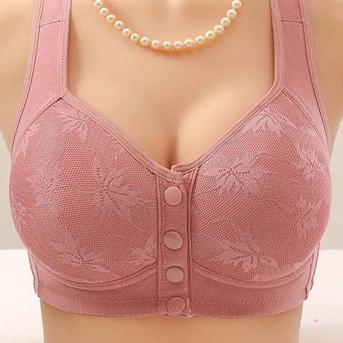 GOHRSHA Ellymuse Daisy Bras for Older Women Wireless Push Up Comfortable Sleep Bras