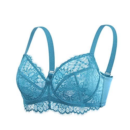 HSIA Minimizer Bra for Plus Size Women - Full Coverage Lace with Underwire