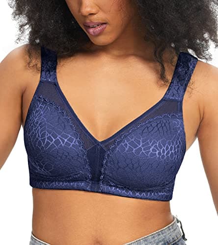 HACI Women's Minimizer Bra - Large Bust Support, Full Coverage, Plus Size